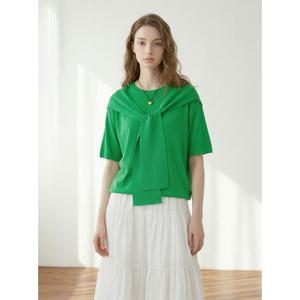 [포커스]숄배색기본니트 FM5D3KT3186