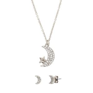 코치 여성 목걸이 귀걸이 세트 518495 RHO 111