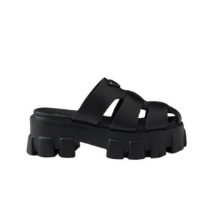 프라다 모노리스 러버 뮬 블랙 1XX751-3LKK-F0002