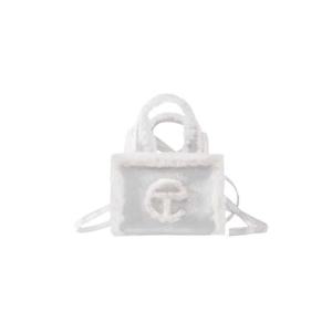 텔파 x 어그 스몰 쇼핑백 크링클 화이트 1155850-WHT