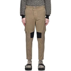 발망 카고팬츠 카키 코튼 카고 팬츠 231251M188001