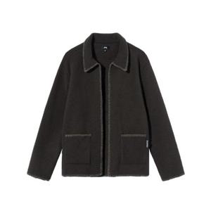 스투시 우지 블랭킷 스티치 플리스 차콜 218128