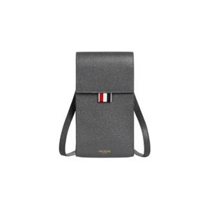 톰브라운 루시도 레더 미니 크로스바디 폰 홀더 다크 그레이 MAC113F-00198-025