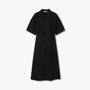 보브  (7155337002) 하프 슬리브 랩 디테일 셔츠 원피스