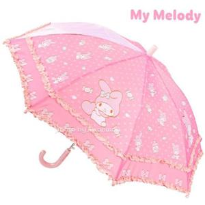 마이멜로디 디저트 이중프릴 47 우산 핑크 아기 어린