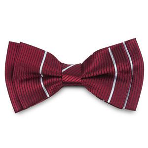 스트라이프 골지 레드 보타이_RV124_RV9124_유아