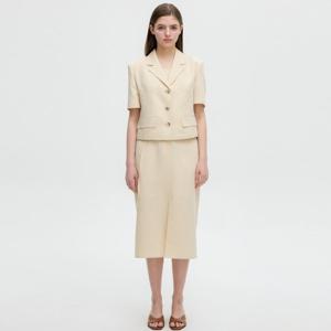 [올리브데올리브]슬림 H라인 뒷밴딩 스커트 (OW5MS454)