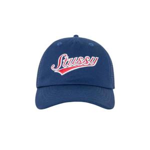 스투시 로우 프로파일 애슬레틱스 트러커 스냅백 라이트 네이비 1311165