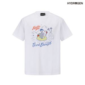 [하이드로겐] 유니 핫썸머 튜브겐 반팔티 H31D2TR213_WH