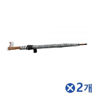 튼튼한 체크실버 장우산 여름필수품 비우산 큰우산