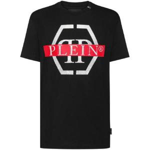 26 SS 필립플레인 PP 테이프 프린트 라운드 넥 티셔츠 LADCMTK8547PJY002N TP432725803