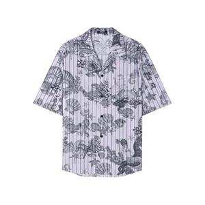 26 SS 베르사체 코랄 시어터 스트라이프 셔츠 10202931A15039 TP438197134