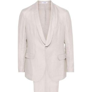 26 SS 볼리올리 리넨 싱글 브레스티드 수트 N8232EWSB4114 TP432378667