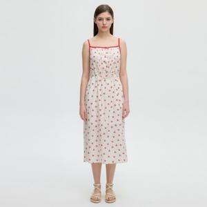 [올리브데올리브]끈조절 슬리브리스 핀턱 원피스 (OW5MO473)