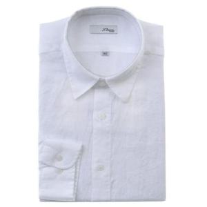 [듀퐁셔츠]SE5SM21LS312SWH_화이트 천연소재인 마 남방 셔츠