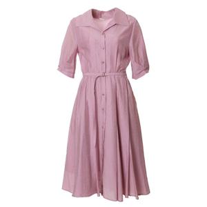 [지고트]카라넥 셔츠형 플레어원피스JR5E0OP113