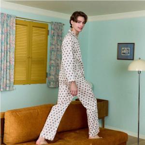 [솔브] 면60수 강아지 나염 남성 파자마 SPA2324M