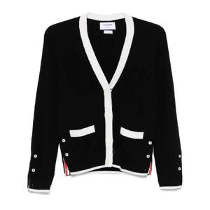 톰브라운 티핑 디테일 캐시미어 가디건 FKC581AY2001