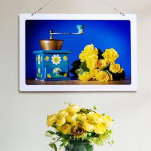 아트박스/꾸밈 nq997-행잉액자_커피그라인더와노란장미