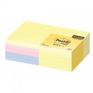 아트박스/3M 3M 포스트잇 노트 알뜰팩 654-10A 1000매 (76*76mm)