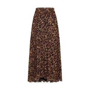 Isabel 마랑 에뚜왈 Veronique 하이웨이스트 플리츠 미디 스커트 JU0144FAB1J11E 10OE TP936802002