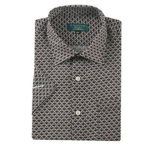 [카운테스마라] 일반핏 번아웃 프린트 반팔 남방셔츠 CDCW2C2224R0