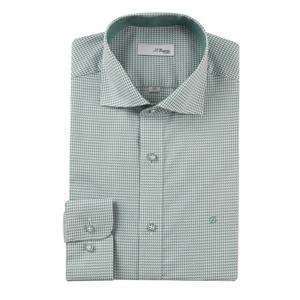 [에스티듀퐁(셔츠)]도비 체크 남방 슬림핏 긴팔 와이셔츠 (SE5SM21LS326SGE)