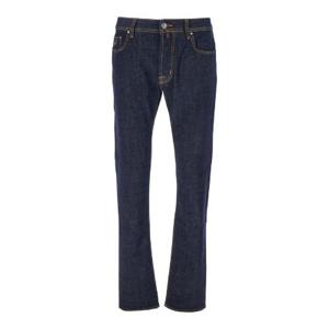 Jacob Cohen 로고 패치 슬림핏 진 JUMQE004S3736 100D TP934639397