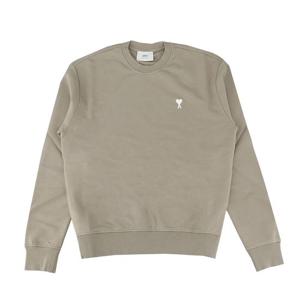 아미 HSW060 730 375 코튼 드 꾀흐 스웨트셔츠 그린