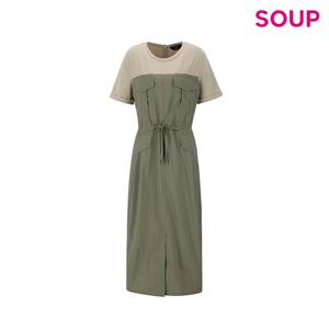 [숲]스트링 반팔 원피스 SB5OP31