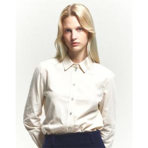 헤지스 여성 24FW 클리어런스스테디셀러코듀로이 아이보리 긴소매 셔츠 WSSH4D903IV