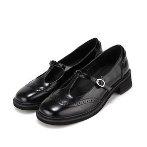 [본사운영] 바바라 소가죽 메리제인 윙팁 여성 로퍼 4.5cm_BBH544