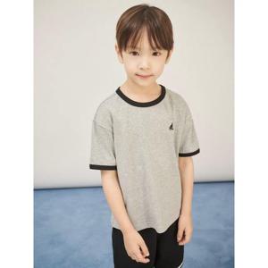 [TAG 79000원][빈폴키즈] 라운드 반소매 & 반바지 2PCS 상하세트 그레이 (BI5742U053)