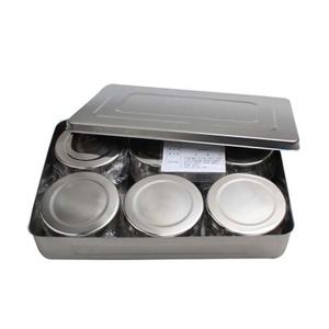 사각 보존식 용기 6P 대 업소용 그릇 단체급식 스텐 보존식용기 급식용보존식용기 사각보존식용기