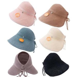 CL-N31005 여성 벙거지모자 썬캡 챙모자 UV 버킷햇 여름벙거지모자 버킷햇모자 밀짚모자 버킷햇 니트모자