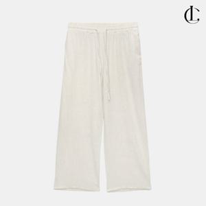 엘케이트 여성 린넨바지 긴바지 와이드 밴딩 린넨 시원한 통넓은 팬츠 LBRTP001
