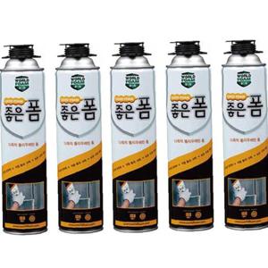 다목적 폴리 우레탄폼 스프레이 건용 5개