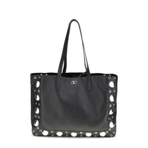 Valentino Nellcote VLogo 플라크 라지 토트백 7Y2B0R78MJL 0NO TP946357227