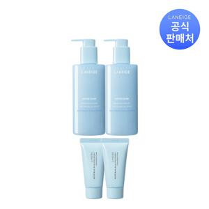 라네즈 워터뱅크 젠틀 젤 클렌저 250ml 2개