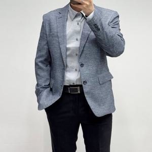 [바쏘옴므]25SS 쿨맥스 네이비 슬림핏 매직홀 콤비자켓WSZ2JS57A