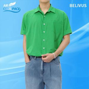 [빌리버스]빌리버스 남성 반팔 린넨 셔츠 여름 30수 남방 BLC001