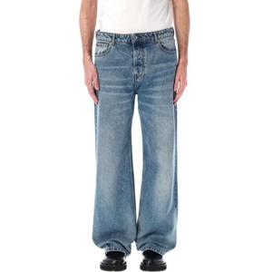 아미 스트레이트 팬츠 HTR450DE0046480 AZUL