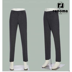 [레노마캐주얼]FW 가을겨울 부드러운 다크그레이 허리밴드 스트레치 슬랙스바지 RQKPBP10A