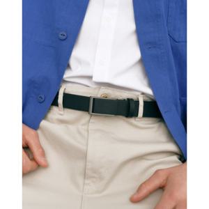 [질스튜어트] 블랙 무광 버클 라미네이팅 가죽 벨트 JUBE5F051BK