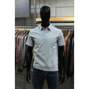 [빠니깔레][빠니깔레] 코튼피케 그레이반팔카_라티 d-qtee05gr (