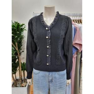 아니베F 세이브존06 레이V넥 블라우스니트 A42KPO5J10