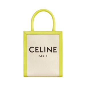 셀린느 프린트 텍스타일   카프스킨 미니 버티컬 카바스 내츄럴 아니스 193302BNZ-02IS