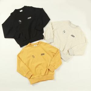 [지프키즈]대문자 지프로고 나글란 맨투맨  KQ1TSU814.