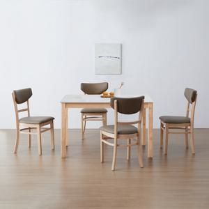 베스트리빙 앨빈 내츄럴 베이 1200 4인 세라믹 식탁세트(의자형)