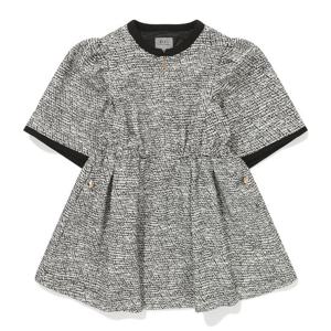 [빈]블랙 트위드 케이프 원피스BZ54OP04BK